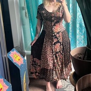 Rare Vintage Compagnie Internationale Express patchwork dress